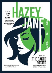 Hazey Jane LIVE at the Baked Potato Sunday April 12 2026